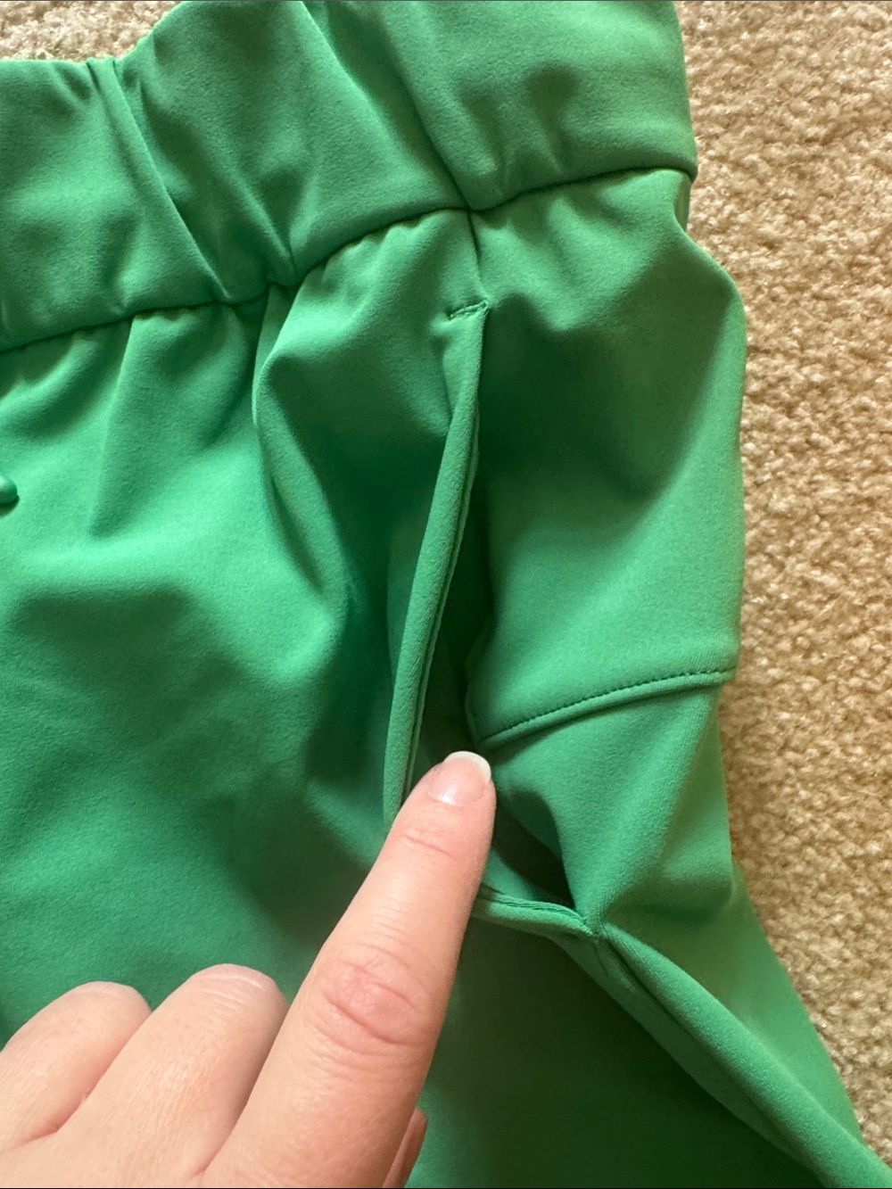 Women's Emerald Drawstring Club Shorts - Picture 3 of 4